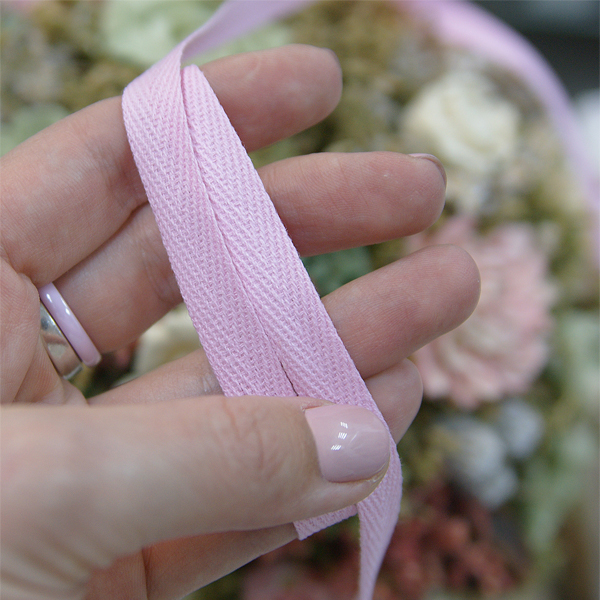 Лента киперная 10 мм, цвет розовый