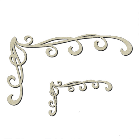 Чипборд "Украшение Вьюга"