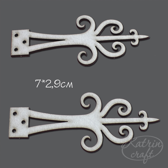 Чипборд "Дверные петли №1 маленькие"