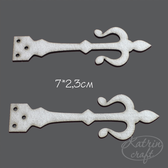 Чипборд "Дверные петли №2 маленькие"
