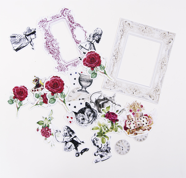 Набор высечек Summer Studio "Alice in Wonderland"