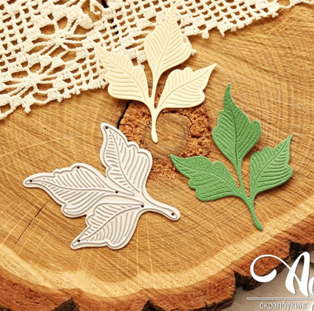 Нож для вырубки Agiart "Любимые листики №2"