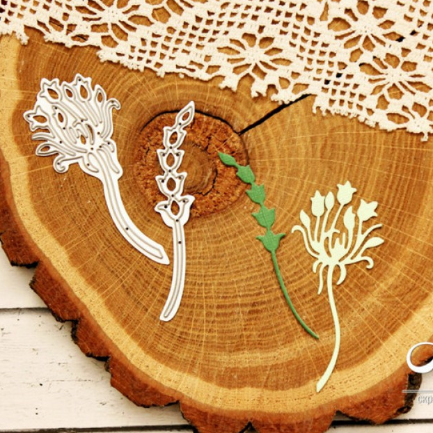 Нож для вырубки Agiart "Цветущий лук"