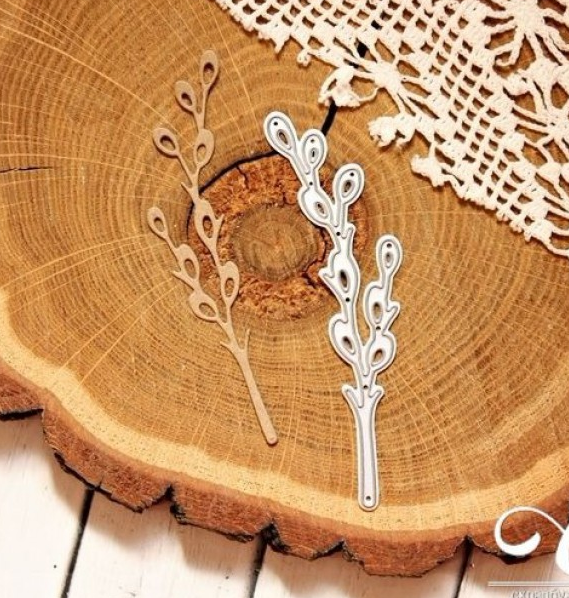 Нож для вырубки Agiart "Веточка вербы"