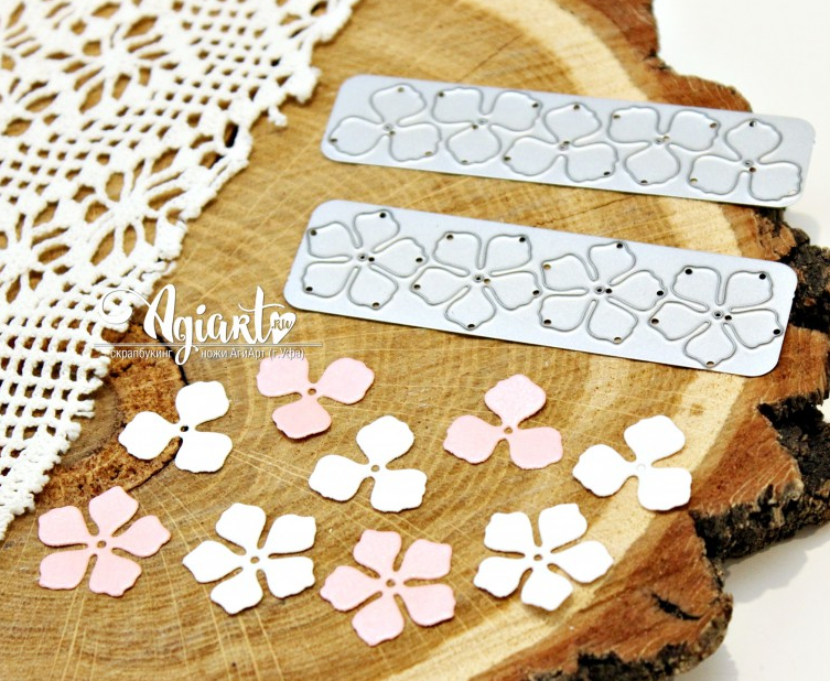 Нож для вырубки Agiart "Мелкоцвет №3"