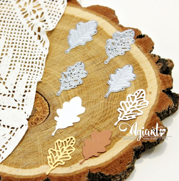 Нож для вырубки Agiart "Дубовые листья