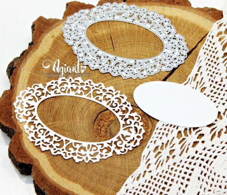 Нож для вырубки Agiart Рамка "Элегантность №2"