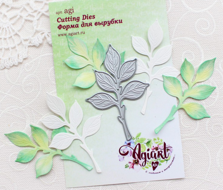 Нож для вырубки Agiart набор "Ветка ясеня"