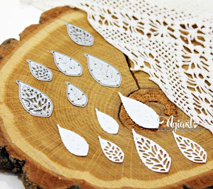 Нож для вырубки Agiart "Листья Вишни"