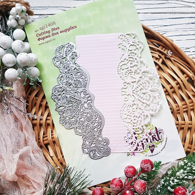 Нож для вырубки Agiart Створка "Элегантность"