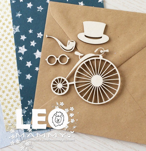 Чипборд LeoMAMMY "Набор №3 Ретро"