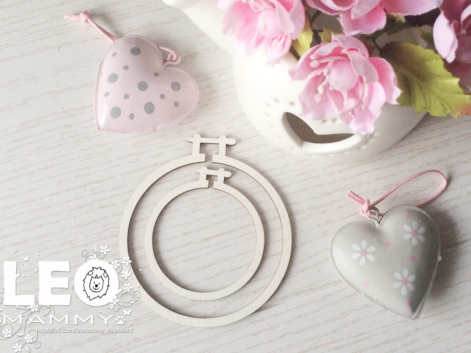 Чипборд LeoMAMMY "Пяльца 2 шт"