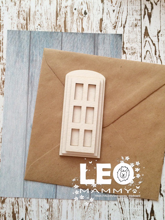 Чипборд LeoMAMMY "Дверь 3-х Слойная"