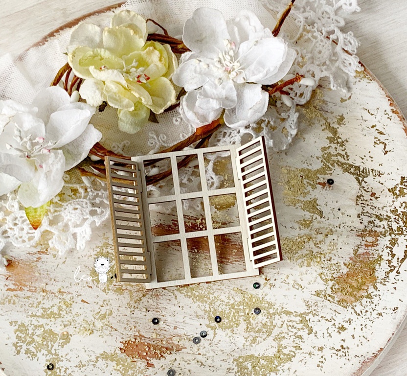 Чипборд LeoMAMMY "Окно со Съемными Ставнями"