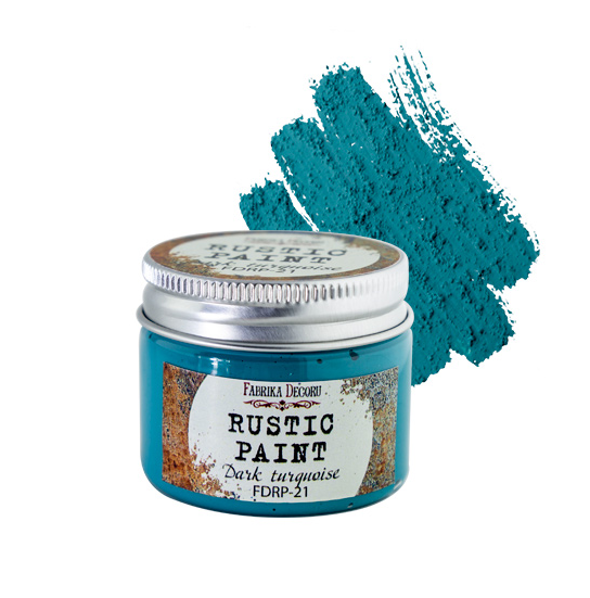 Краска Фабрика декору "Рустик", цвет Темная бирюза