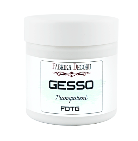 ГРУНТ гессо (gesso) ПРОЗРАЧНЫЙ акриловый150 мл