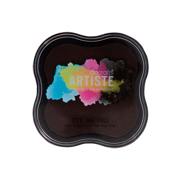 Подушечка штемпельная Docrafts Artiste DYE Ink Pad, цвет шоколад