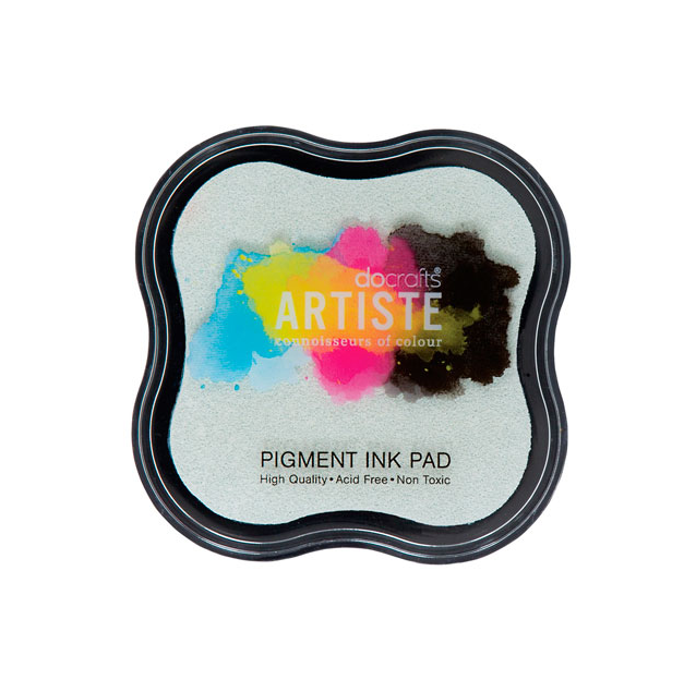 Подушечка штемпельная Docrafts Artiste PIGMENT Ink Pad, бесцветная
