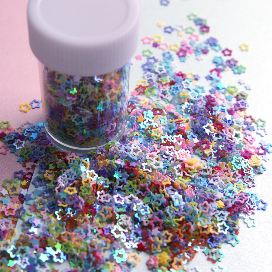 Глиттер в баночке "Мини-звёздочки"
