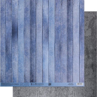 Бумага для скрапбукинга АртУзор "Голубые доски" (ART819)