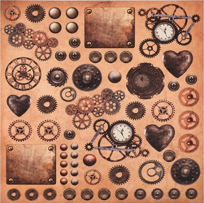 Бумага АртУзор 20 х 20 см «Элементы» (ART821)