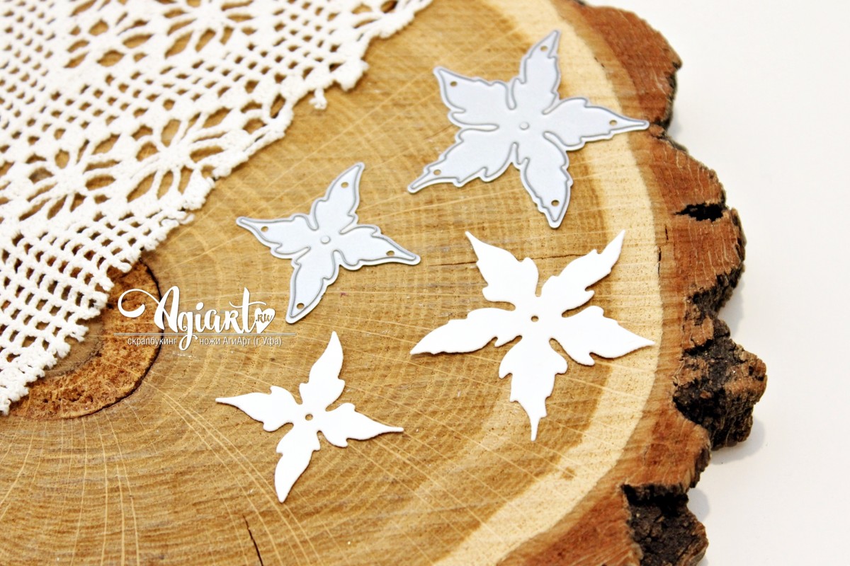 Нож для вырубки Agiart "Чашелистики мини"