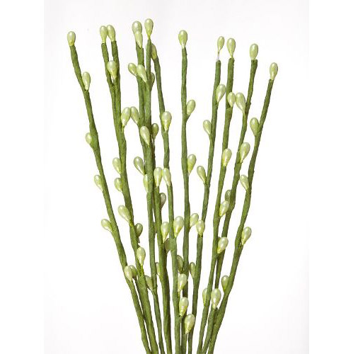 Веточки с ягодками Scrapberrys ЗЕЛЕНЫЕ, 20 см, 12 шт