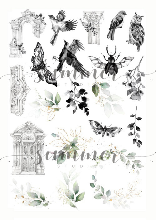 Набор высечек Summer Studio "Renaissance"
