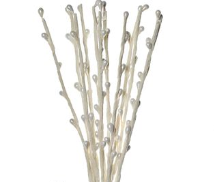 Веточки с ягодками Scrapberrys ЖЕЛТЫЕ, 20 см, 12 шт