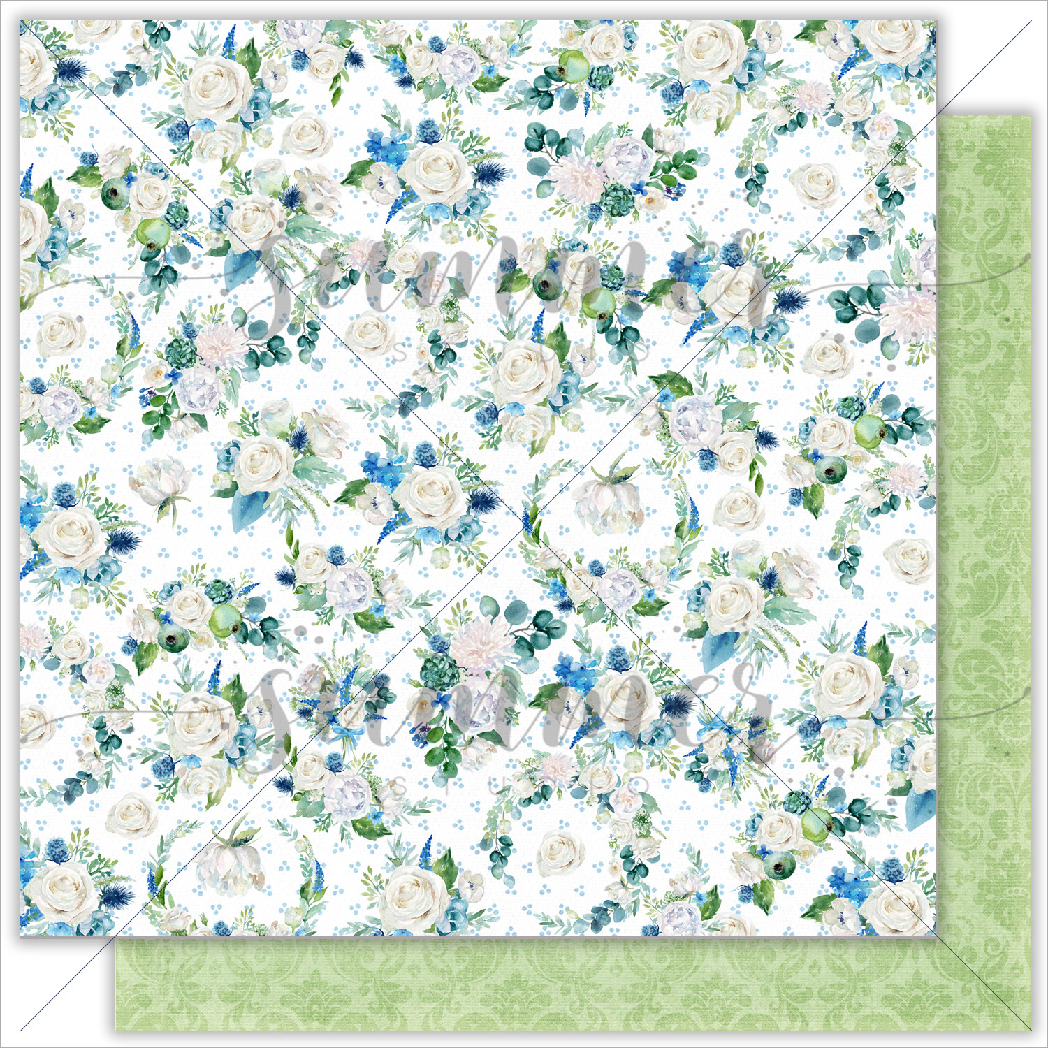 Бумага Summer studio "Sky swallows", Summer garden (SMST74)