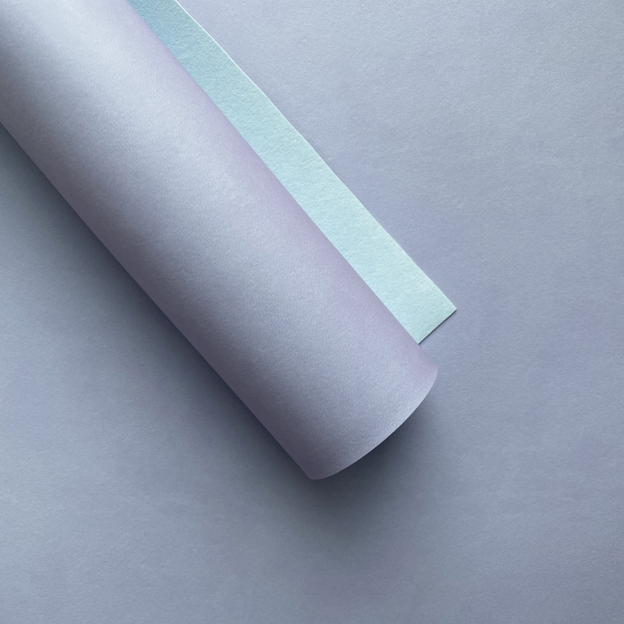 Кожзам переплётный 35 х 50 см. Цвет холодный светло-лиловый