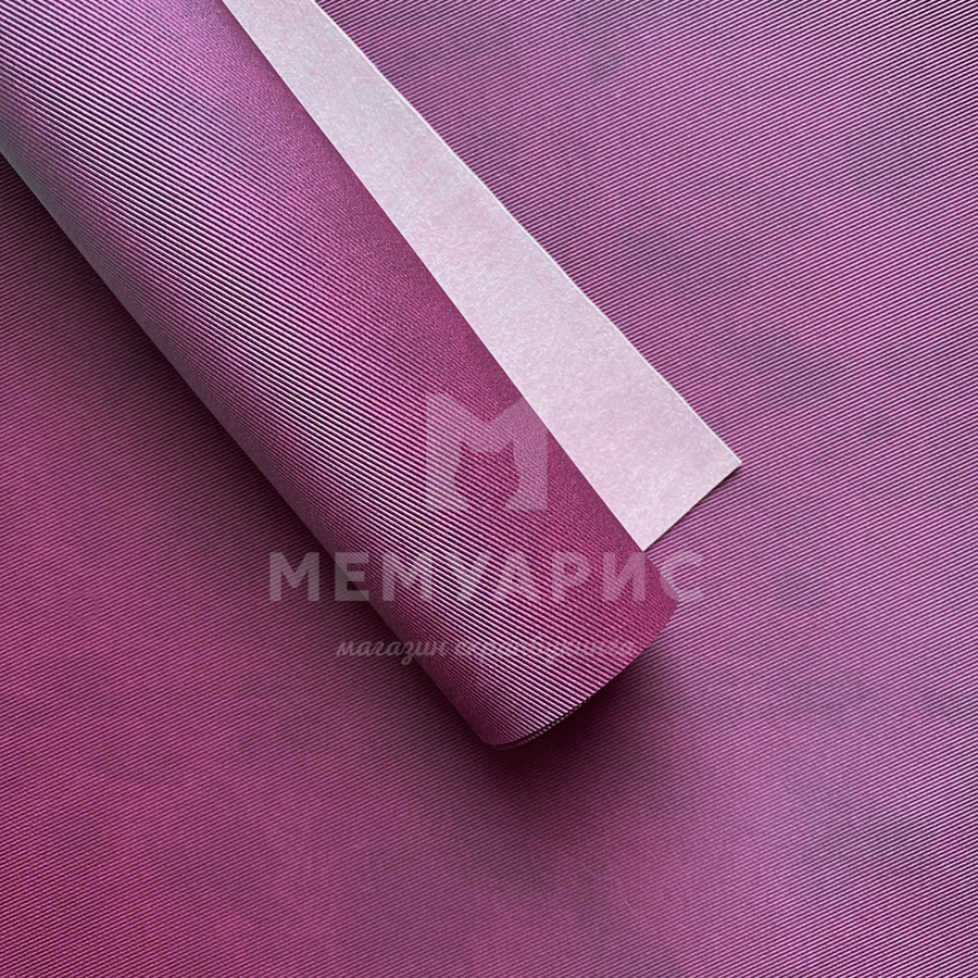 Кожзам переплётный "ДЖИНС" 35 х 50 см. Цвет винный