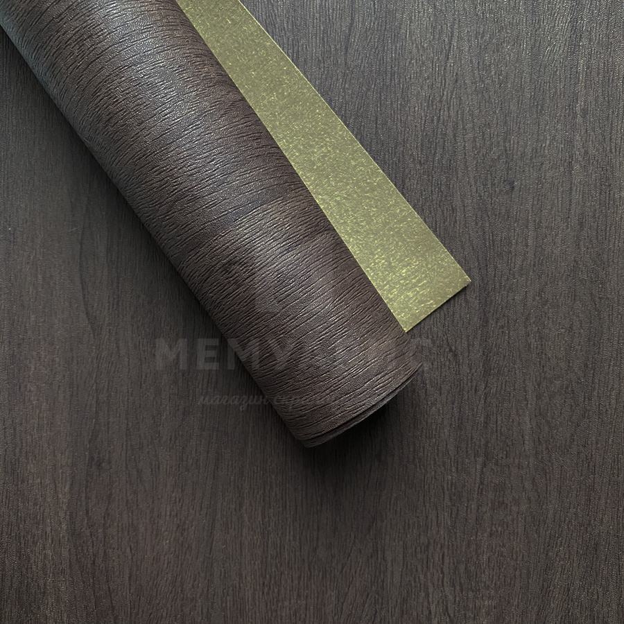 Кожзам переплётный "ДЕРЕВО" 35 х 50 см. Цвет венге