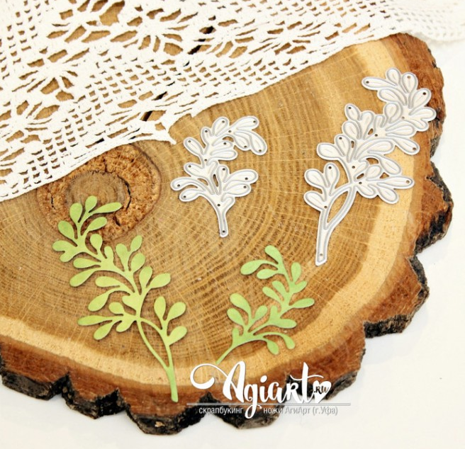 Нож для вырубки Agiart "Веточки брусники"