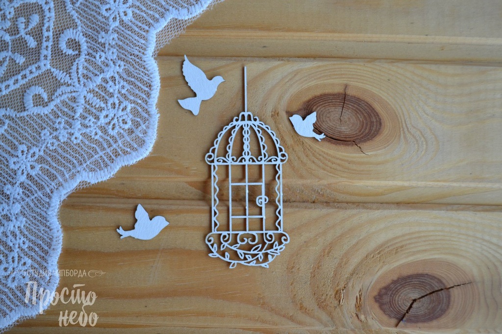 Чипборд Просто Небо. "Клетка -2"