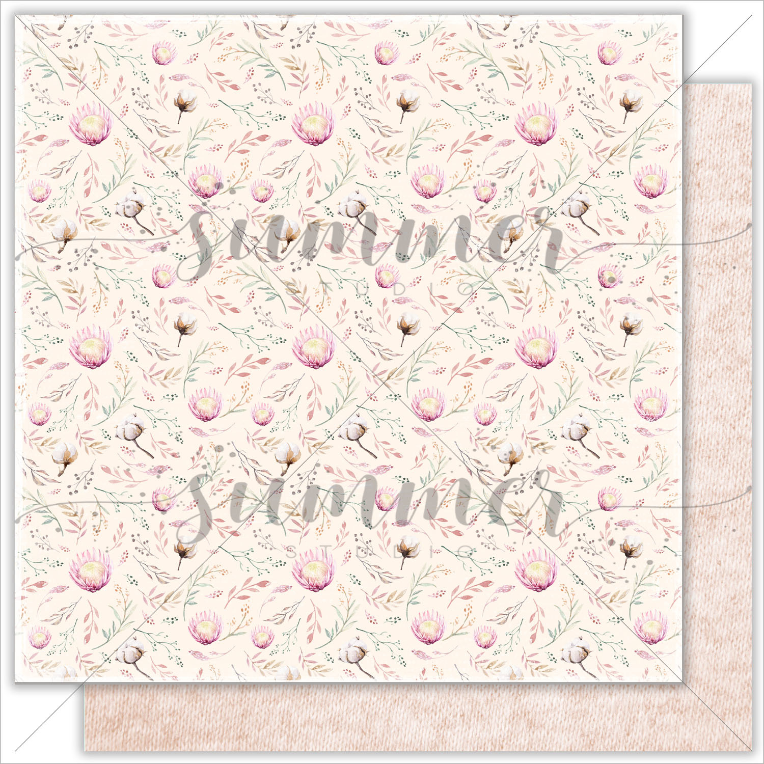 Бумага Summer studio "Mother's tenderness". Baby garden (SMST86)