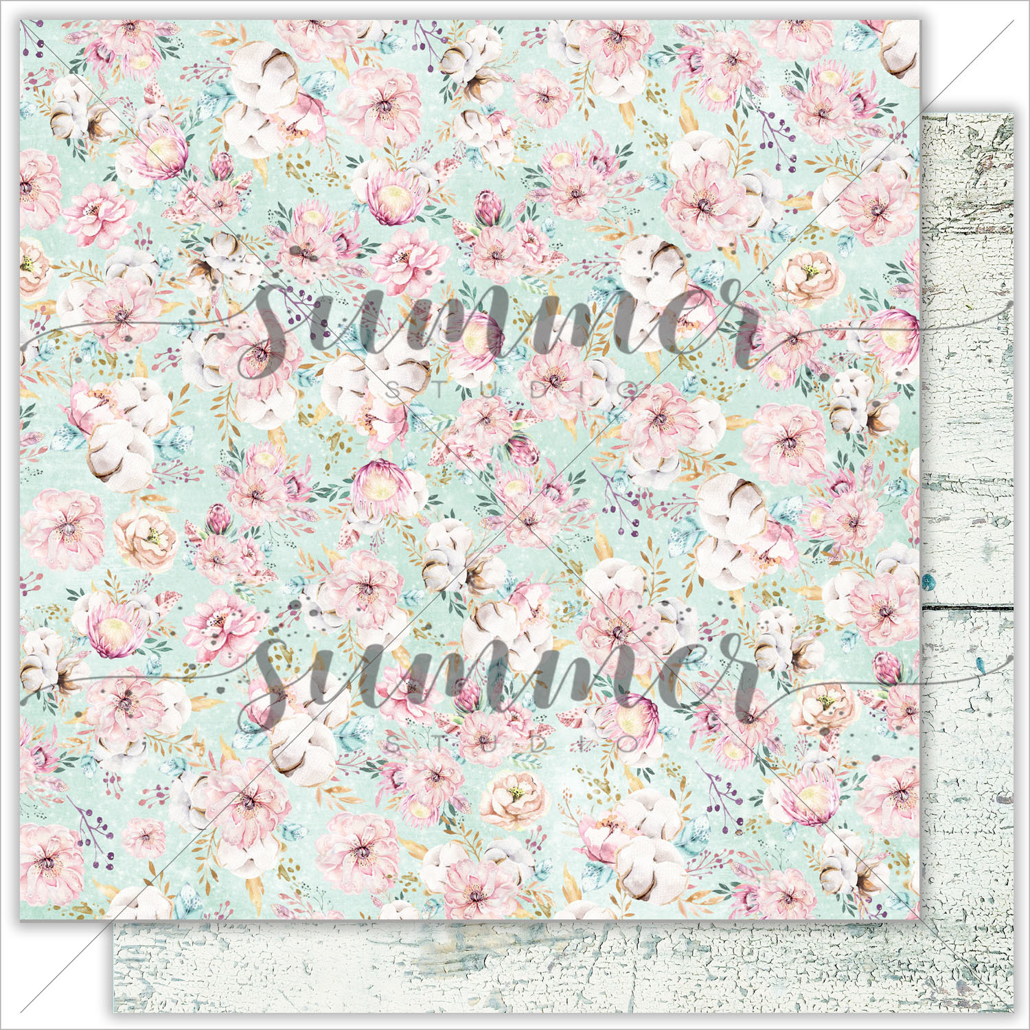 Бумага Summer studio "Mother's tenderness". Gental garden (SMST88)