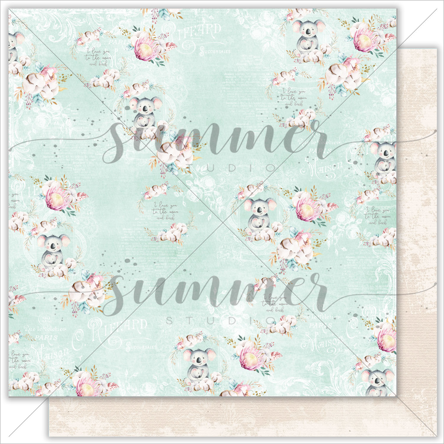 Бумага Summer studio "Mother's tenderness". Miracle (SMST89)