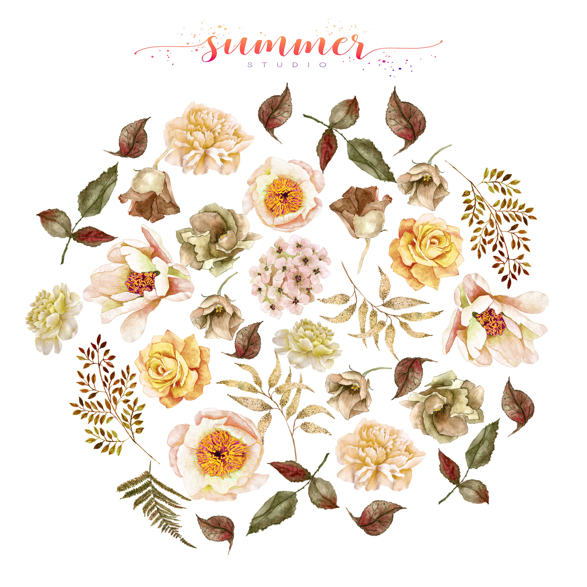 Набор высечек Summer Studio "Dreamer"