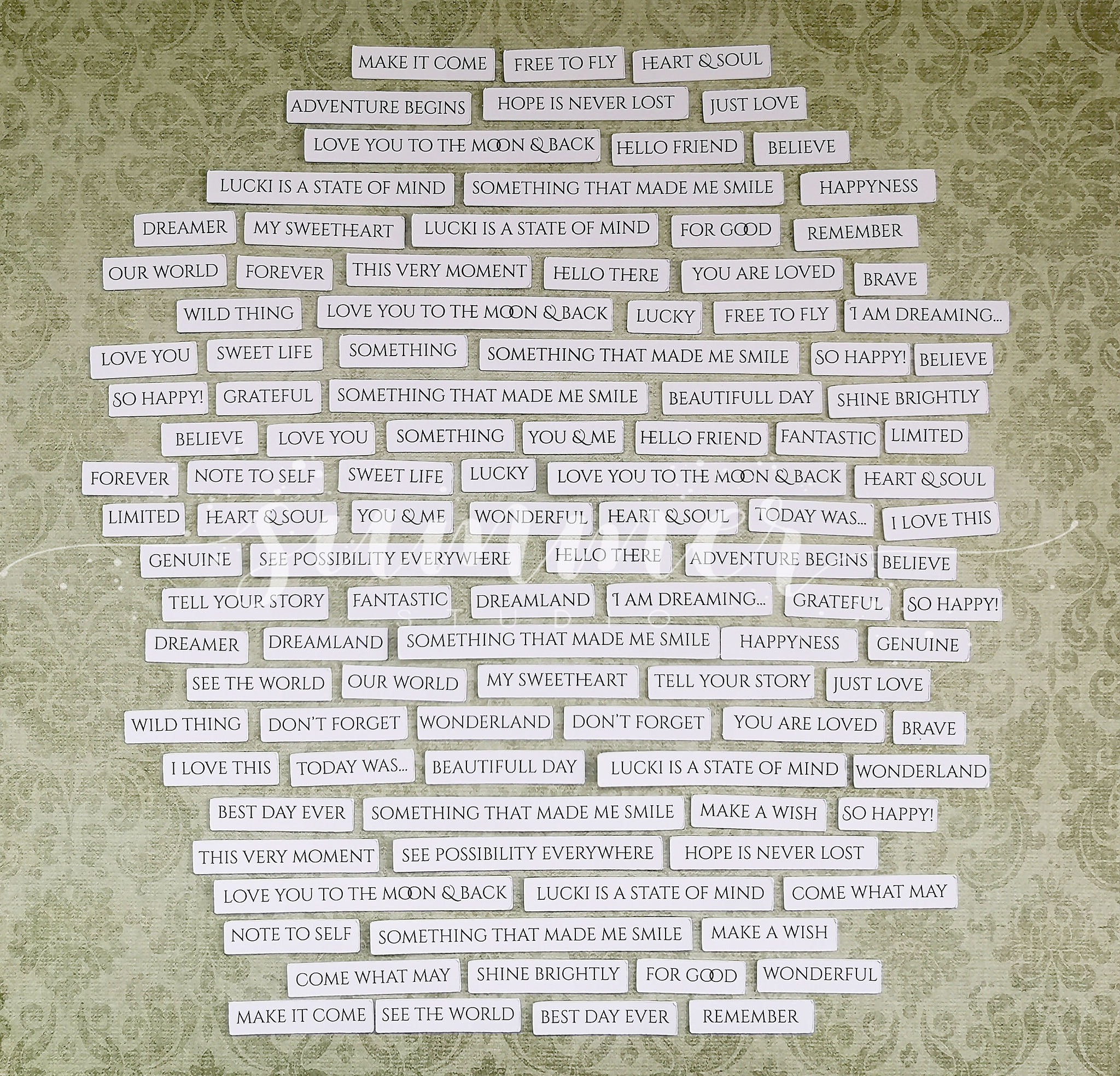 Набор надписей Summer Studio "#MUSTHAVE_1"