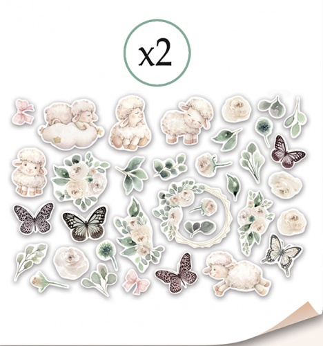 Набор картонной вырубки ScrapМир "Pink Childhood"