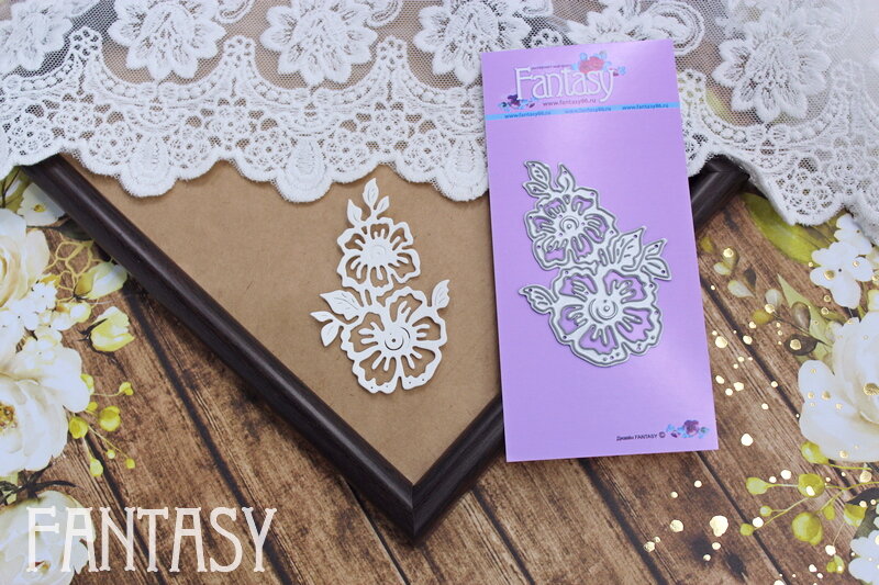 Ножи для вырубки Fantasy "Куст шиповника"