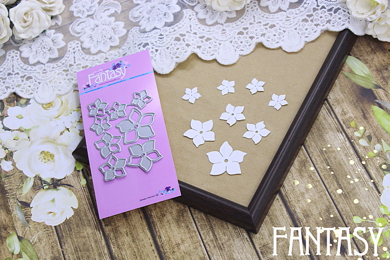 Ножи для вырубки Fantasy цветы "Мелкоцвет фиалочник"