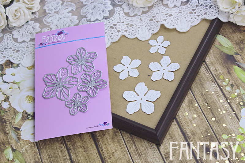 Ножи для вырубки Fantasy цветы "Гибискус"