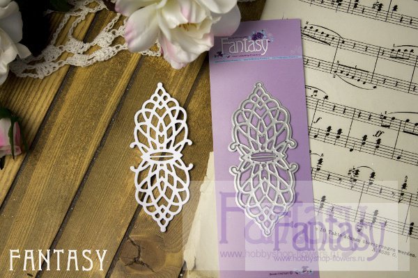 Нож для вырубки Fantasy "надпись "Свадебная брошь"