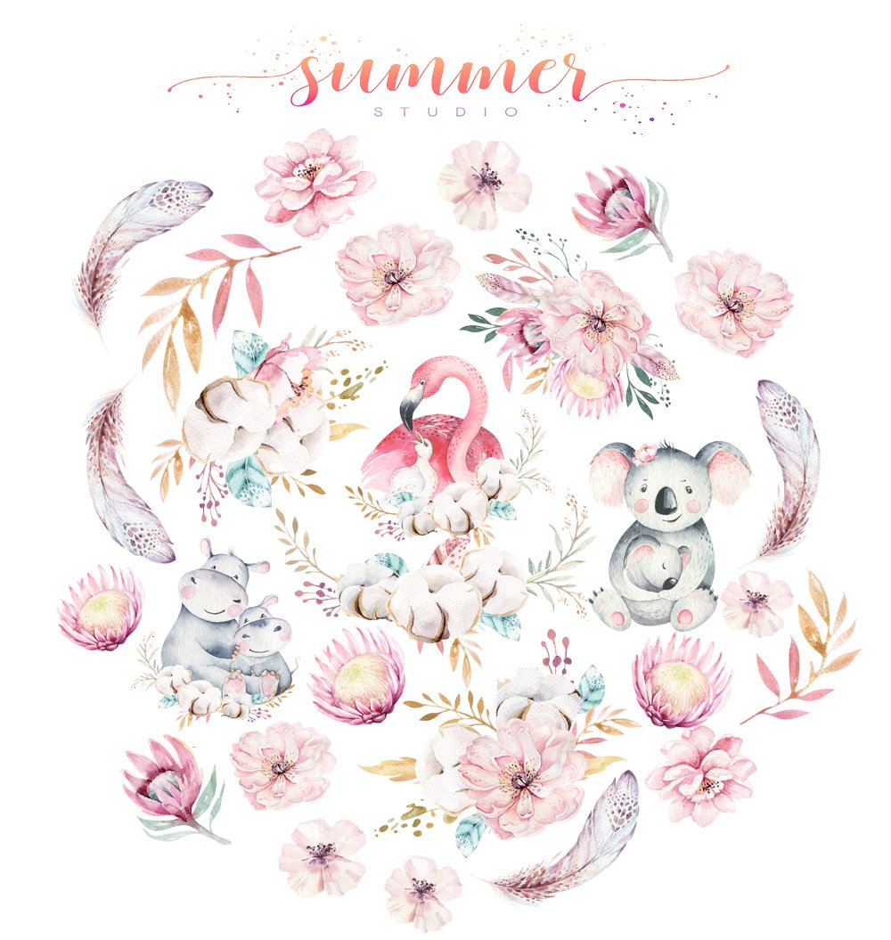 Набор высечек Summer Studio "Mother's tenderness"