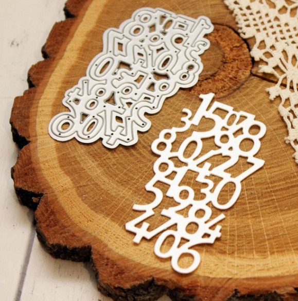 Нож для вырубки Agiart "Цифры фоновый"