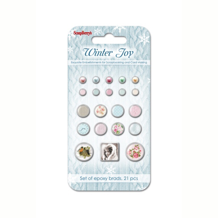 Набор брадс Scrapberrys "Зимнее Утро"