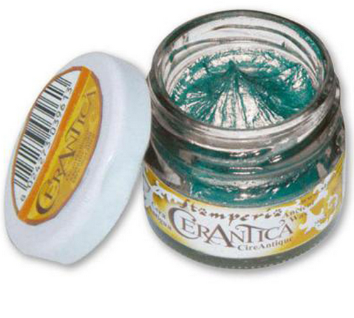Декоративный воск Stamperia "Cerantica", Бирюзовый металлик