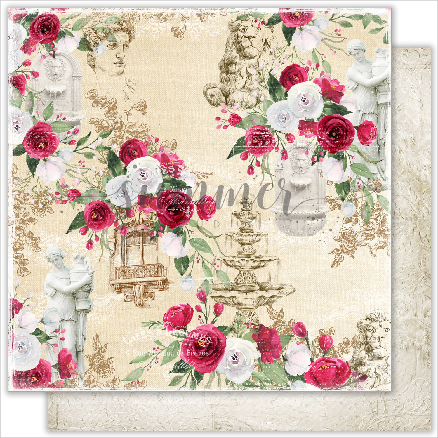 Бумага Summer studio "Antique garden", Summer city (SMST107)